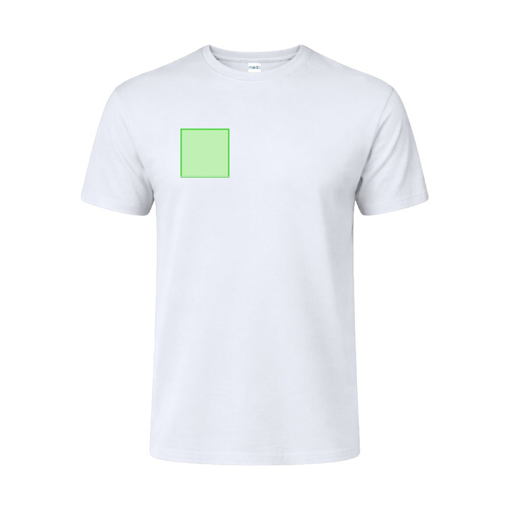 Wit Kinder T-Shirt Seiyo — drukvlak rechterborst