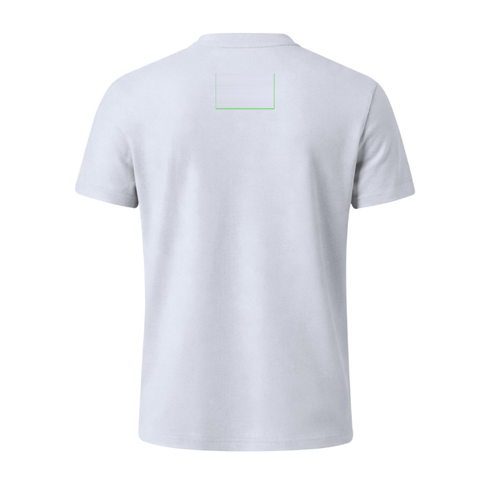 Wit Kinder T-Shirt Seiyo — drukvlak hoog op de rug