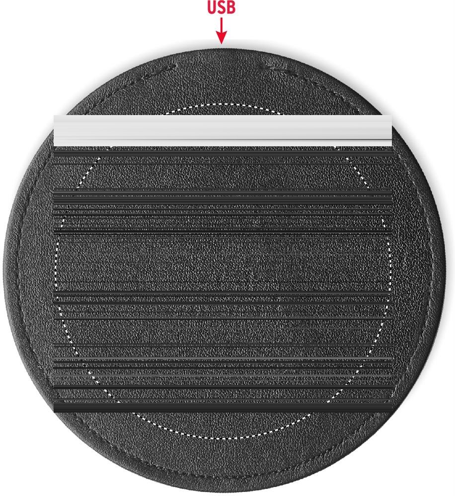 ALFA - Gerecyclede 15W oplader — drukvlak bovenzijde