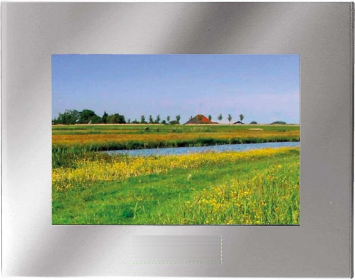 Fotolijst Samir | Aluminium | 10 x 15 cm — drukvlak voorzijde onder