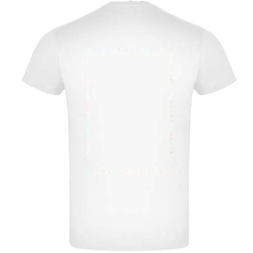 Atomic 150 g/m² unisex T-shirt met korte mouwen — drukvlak impact hoog op de achterzijde