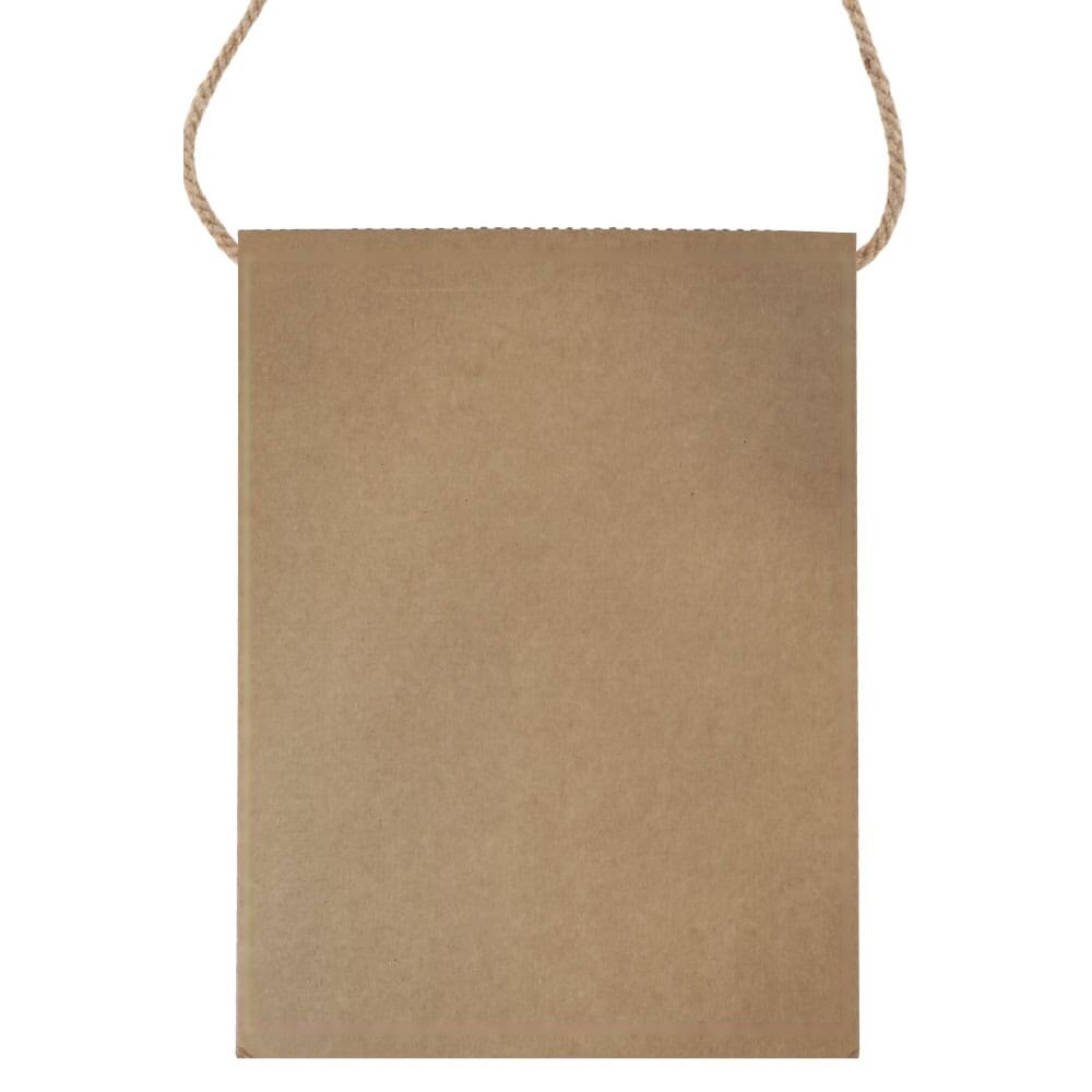 Box bag 24x8x32cm — drukvlak op de achterkant