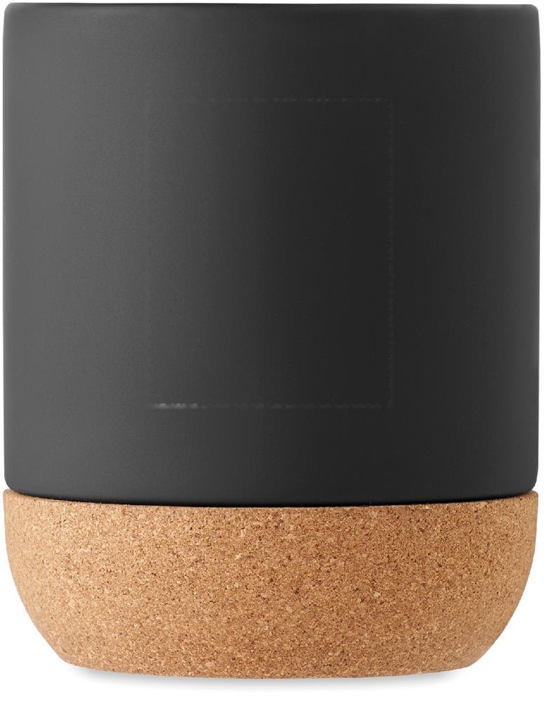 MATT - Matte keramische mok 300 ml — drukvlak opposite van handvat