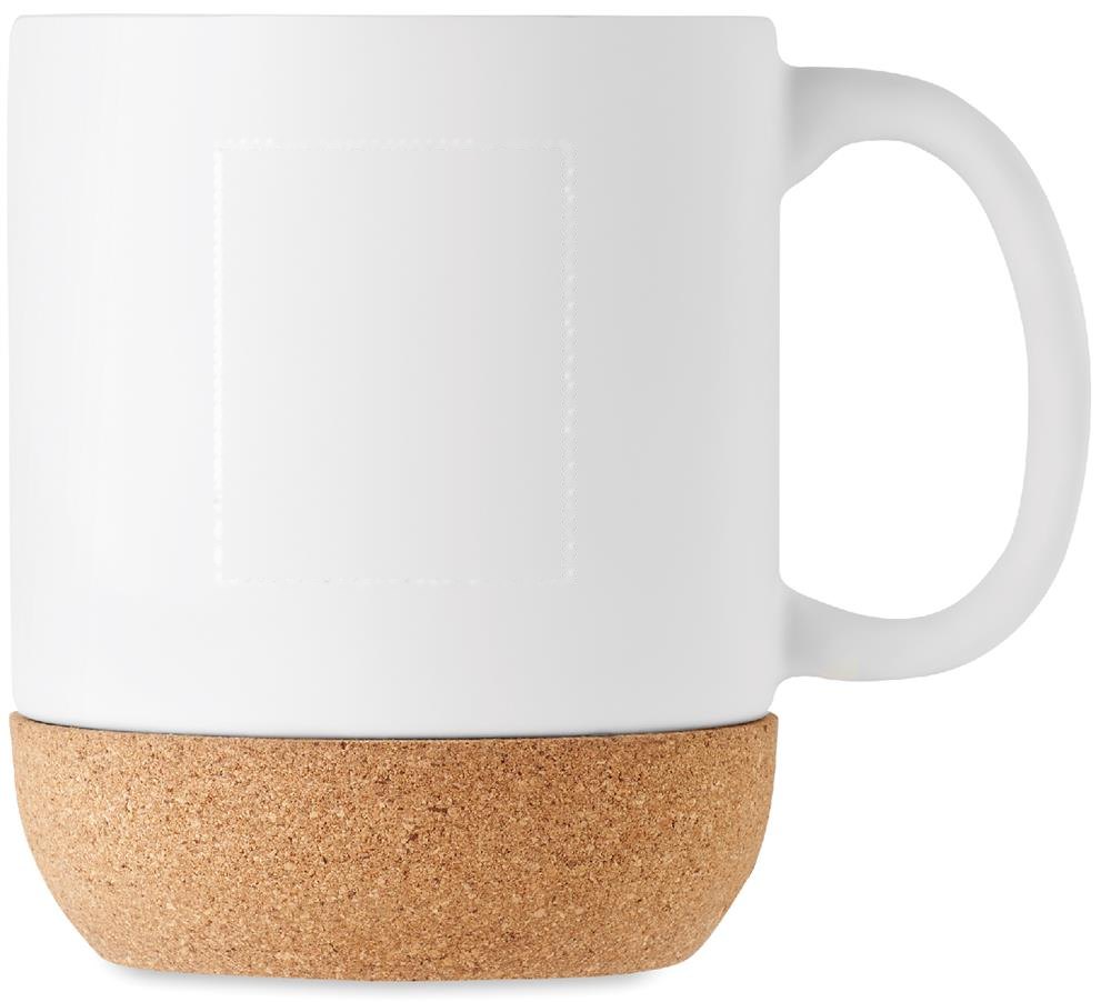 MATT - Matte keramische mok 300 ml — drukvlak rechtshandig