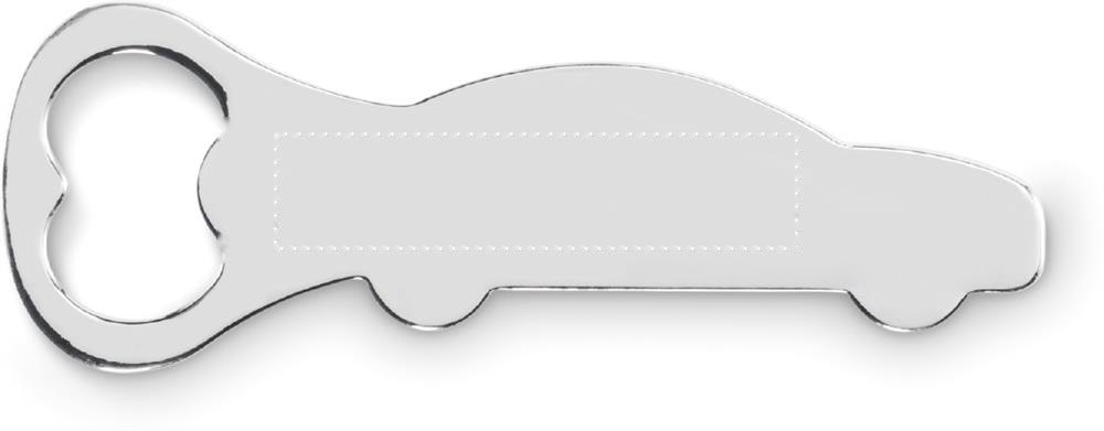 MYCAR - Flesopener in autovorm — drukvlak op de achterkant