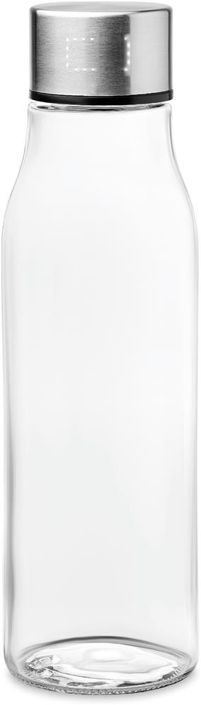 VENICE - Glazen drinkfles 500ML — drukvlak deksel