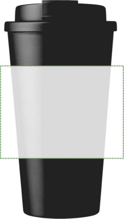 Koffie-to-go beker Mackenzie | 475 ml — drukvlak rondom