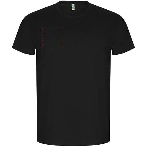Golden 160 g/m² herenshirt met korte mouwen — drukvlak rechter borst
