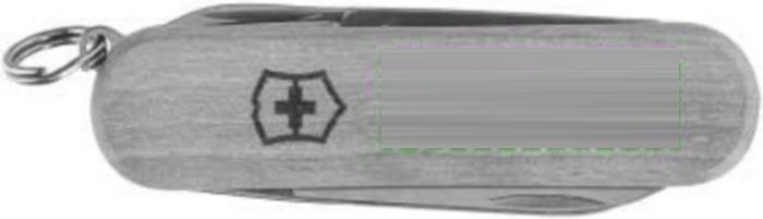 Victorinox zakmes Classic SD Wood — drukvlak voorzijde