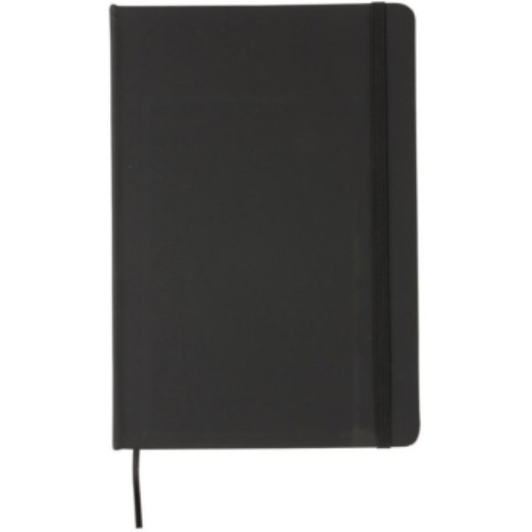 A5 standaard hardcover PU notitieboek — drukvlak artikel voorzijde onder