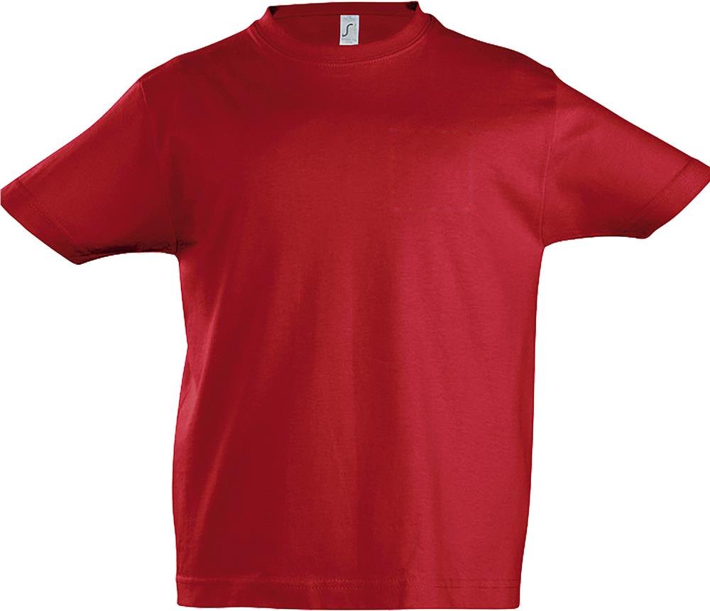IMPERIAL KIDS - IMPERIAL kind t-shirt 190g — drukvlak borst