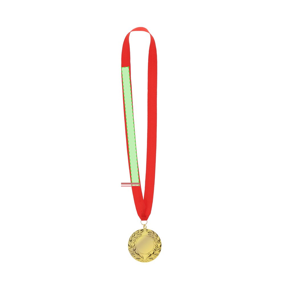 Medaille Binea — drukvlak linkerzijde lint