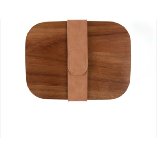 VINGA Ciro RCS gerecycled RVS lunchbox — drukvlak band