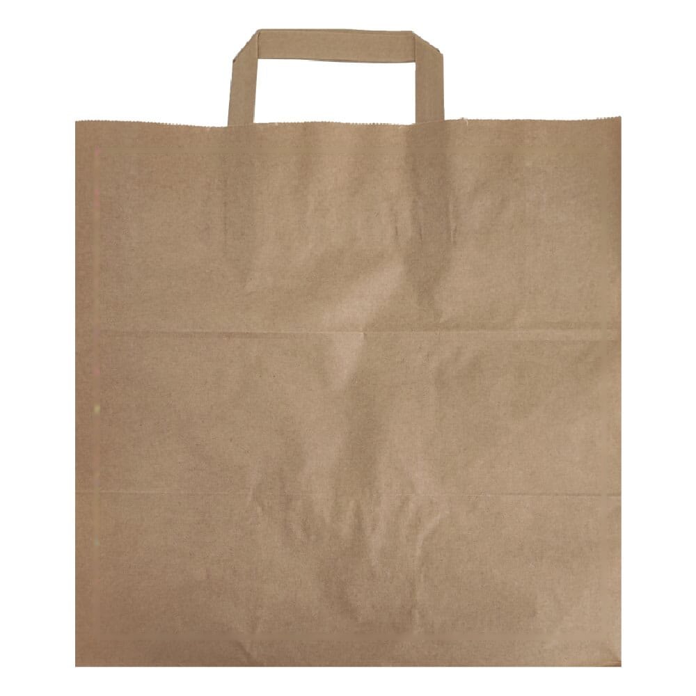 Papieren draagtas 70g/m² 32x21x33cm — drukvlak op de voorkant