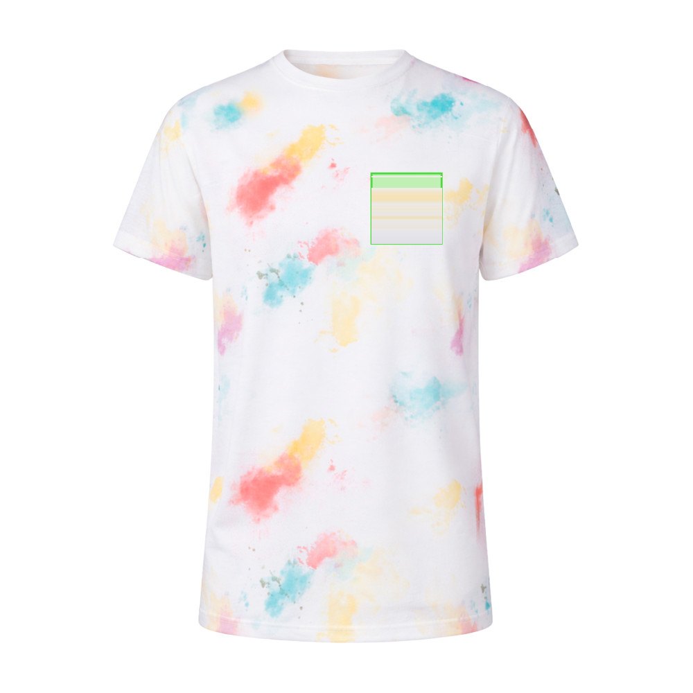 T-Shirt Volwassene Hearvin — drukvlak linkerborst