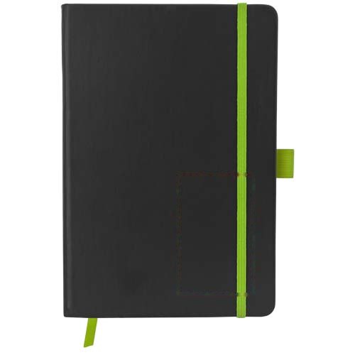 Color-edge A5 hardcover notitieboek — drukvlak rechts onder