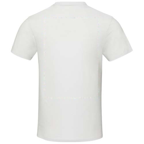Avalite 160 g/m² unisex Aware™ gerecycled T-shirt met korte mouwen — drukvlak impact hoog op de achterzijde