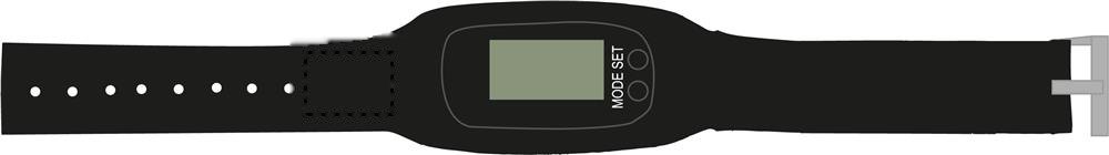 BRATARA - Pedometer armband — drukvlak band rechts 1