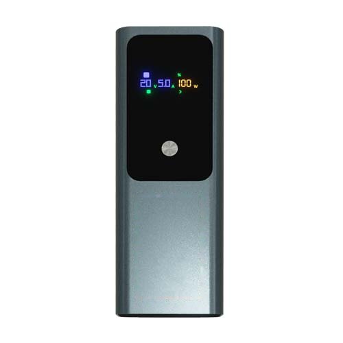 SCX.design P52 100 W 20.000 mAh computer powerbank — drukvlak voorzijde