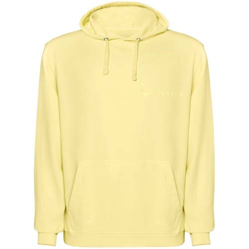 Kenia 250 g/m² unisex hoodie — drukvlak linker borst