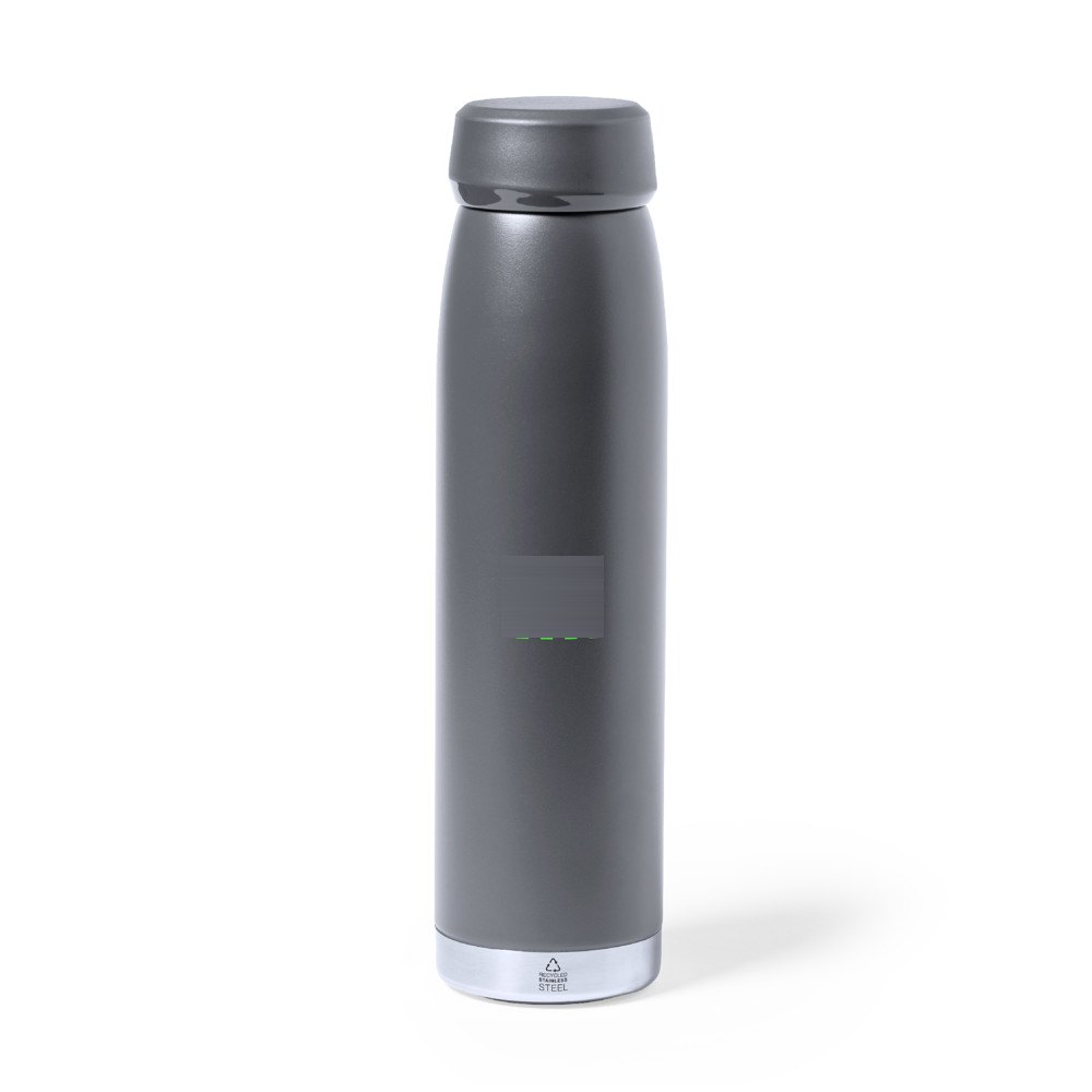 Thermoskan-Fles Nimay — drukvlak als de mat gevouwen is op de voorkant