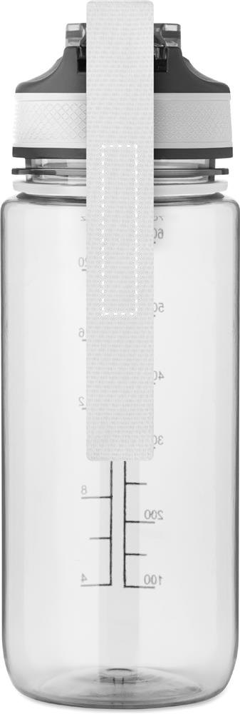 ENKEL - Sportdrinkfles 700ml — drukvlak middle van band