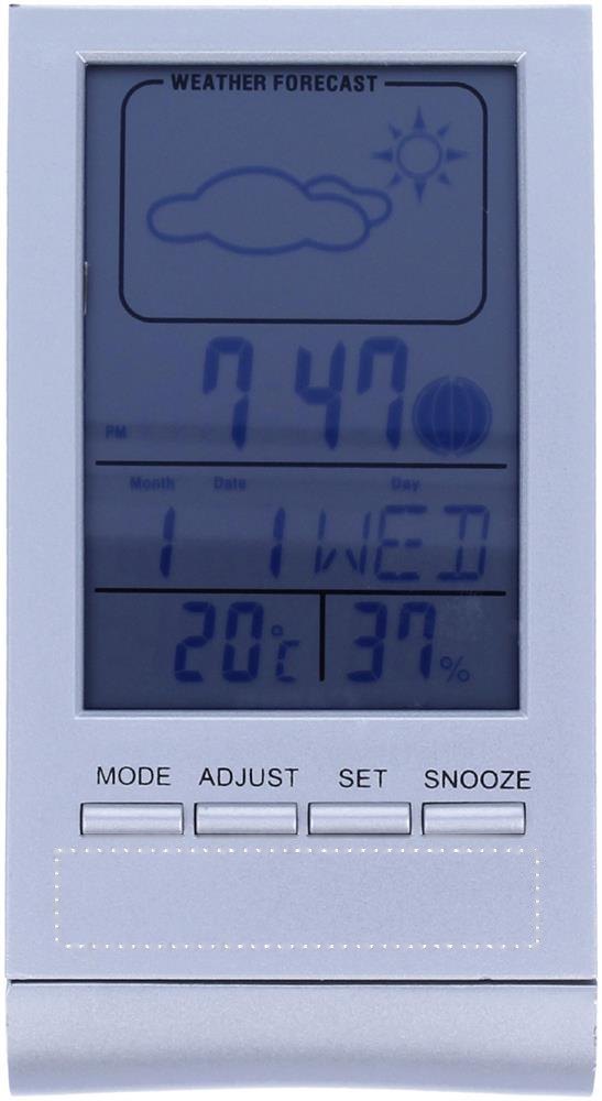 SKY - Weerstation met LCD display — drukvlak onder display