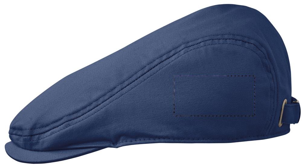 FLAT PEAK - Newsboy platte pet 235g/m² — drukvlak links zijde