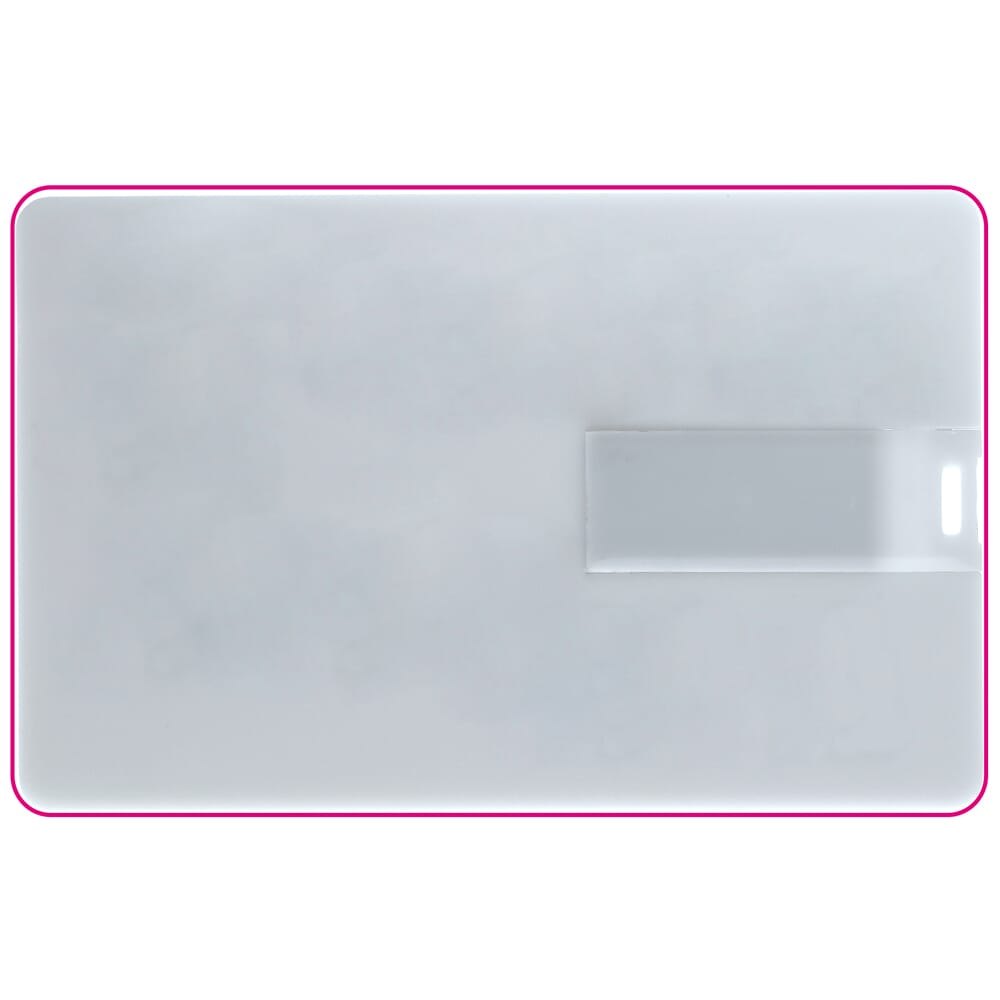 USB stick 2.0 card 8GB — drukvlak voorzijde