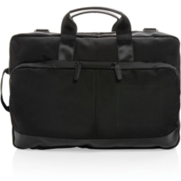 Swiss Peak Aware™ executive 2-in-1 laptop rugzak — drukvlak artikel voorzijde rechts