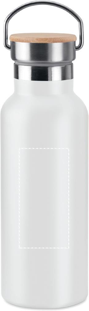 HELSINKI - Dubbelwandige fles 500ml — drukvlak voorzijde