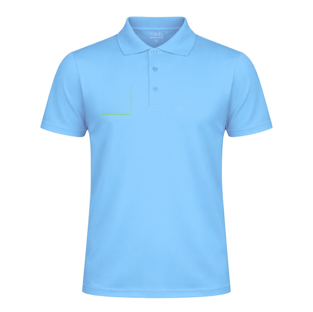 Polo Shirt Tecnic Plus — drukvlak rechterborst