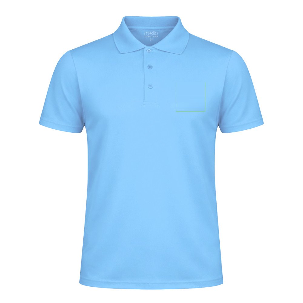 Polo Shirt Tecnic Plus — drukvlak linkerborst