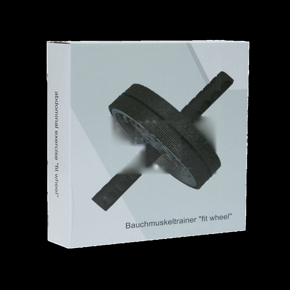 SPORT WHEEL - Fitnesstrainer — drukvlak gecentreerd op de doos