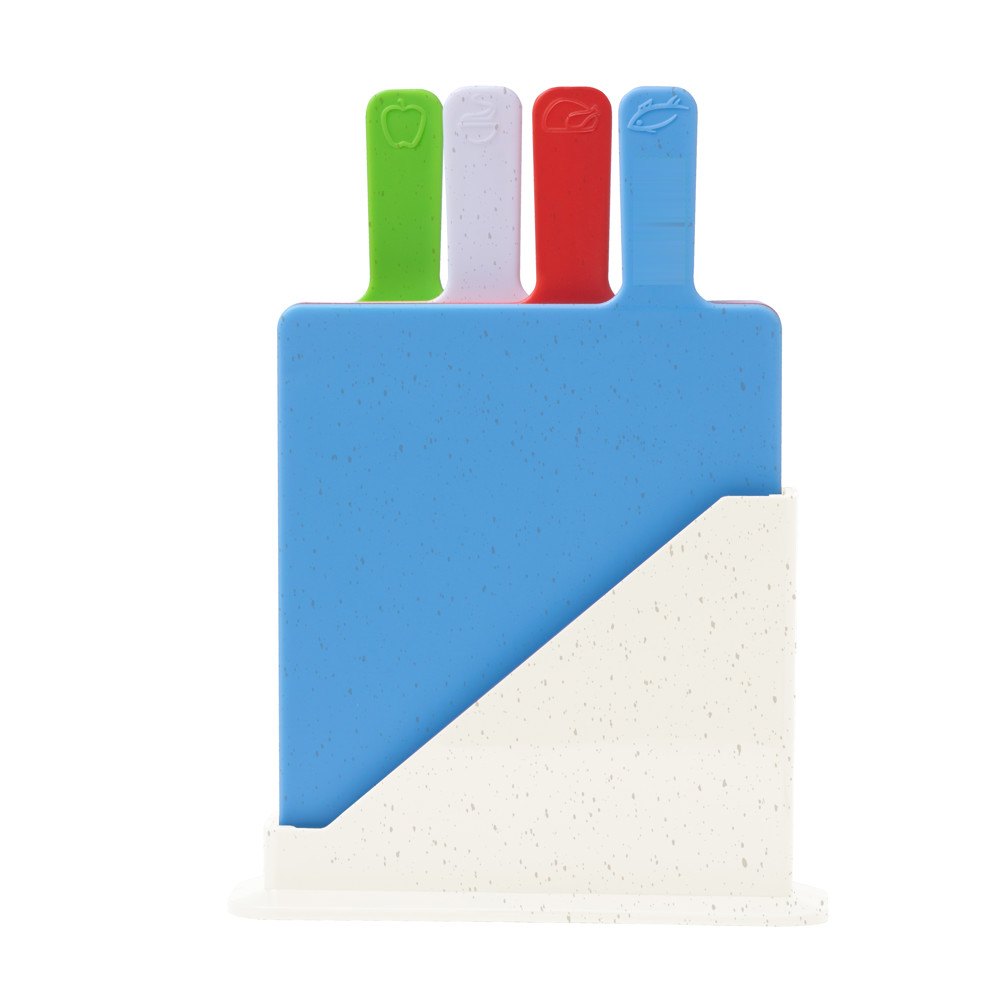 Keuken Snijplank Set Miquelson — drukvlak handvat blauwe plank