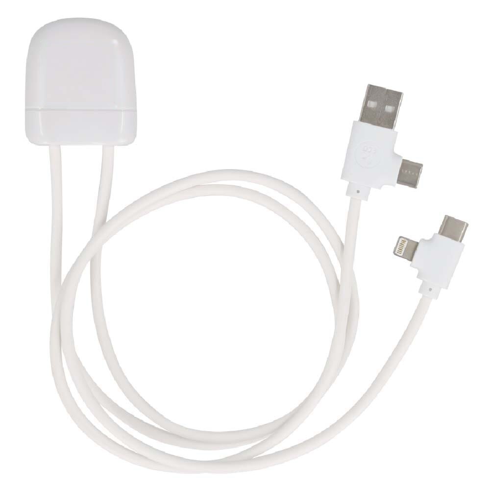 Xoopar Ice-C Charging cable — drukvlak voorzijde van behuizing