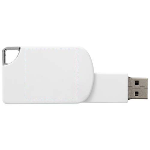Swivel square USB — drukvlak achterzijde