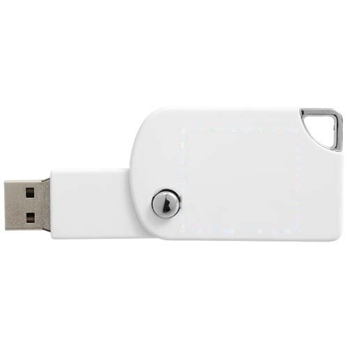 Swivel square USB — drukvlak voorzijde