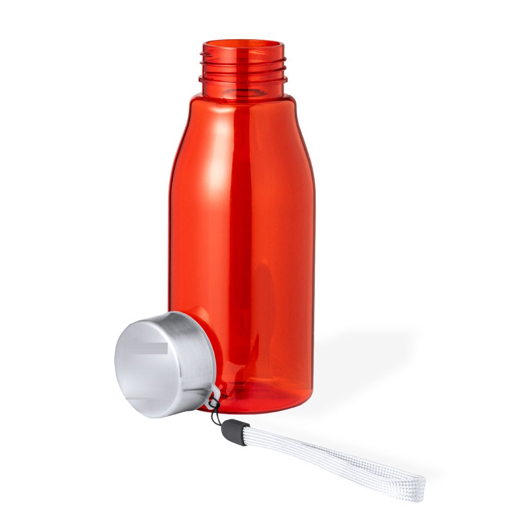 Fles Dokmo — drukvlak bovenop de dop