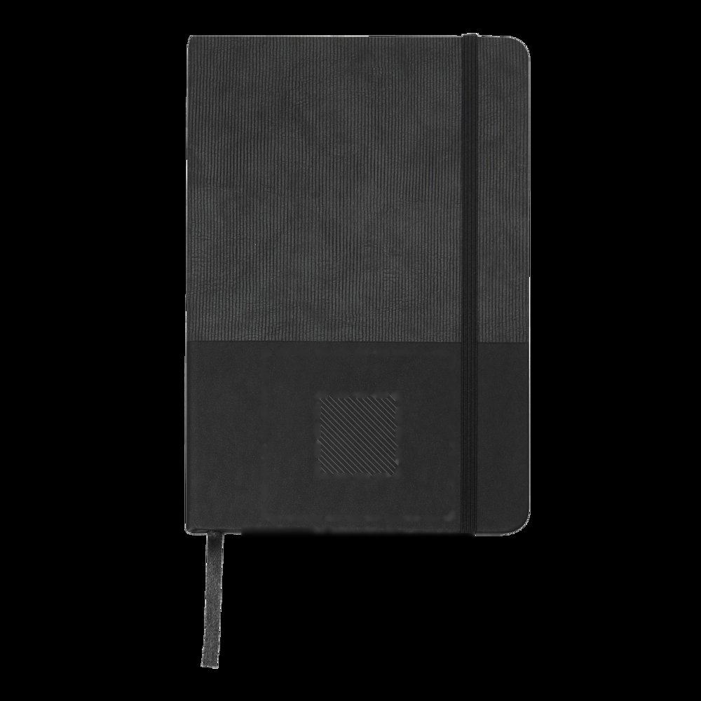DEPECHE - Notitieboek — drukvlak gecentreerd onder de klokjes