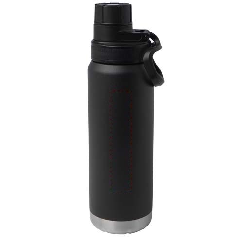Fortis 700 ml RCS-gecertificeerde waterfles van gerecycled roestvrij staal met koperen vacuümisolatie (geschikt voor koolzuur — drukvlak voorzijde