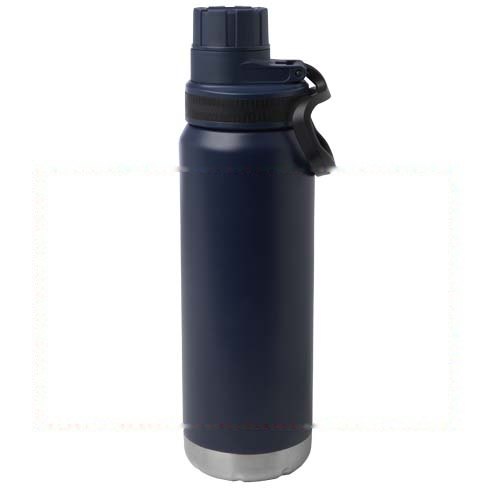 Fortis 700 ml RCS-gecertificeerde waterfles van gerecycled roestvrij staal met koperen vacuümisolatie (geschikt voor koolzuur — drukvlak rondom
