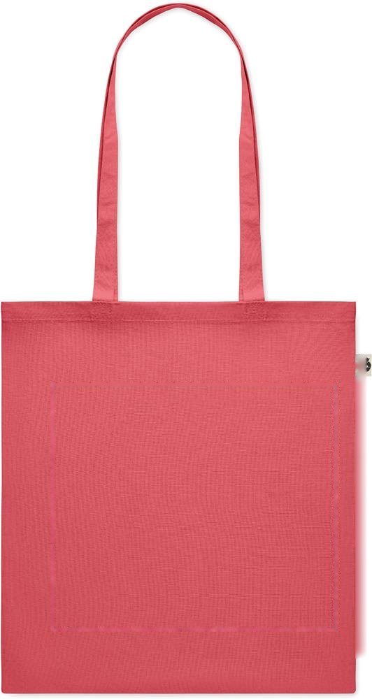 ZOCO COLOUR - Boodschappentas recycled katoen — drukvlak achterzijde 1