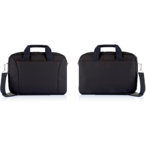 15.4” exhibition laptop tas PVC-vrij — drukvlak artikel achterzijde