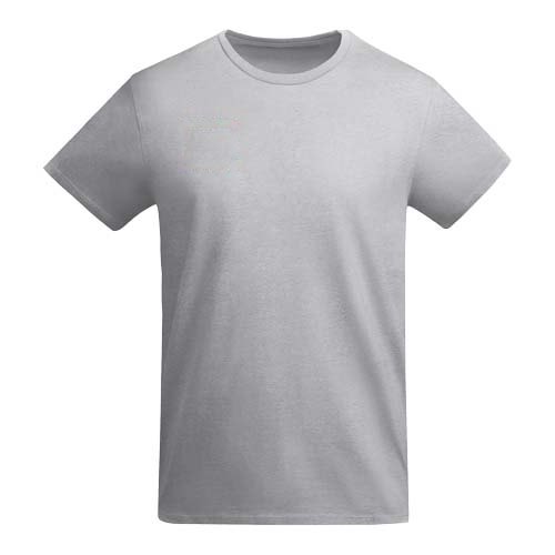 Breda 175 g/m² biologisch katoenen kindershirt met korte mouwen — drukvlak rechter borst