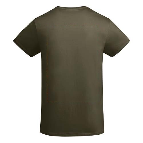 Breda 175 g/m² biologisch katoenen kindershirt met korte mouwen — drukvlak impact hoog op de achterzijde