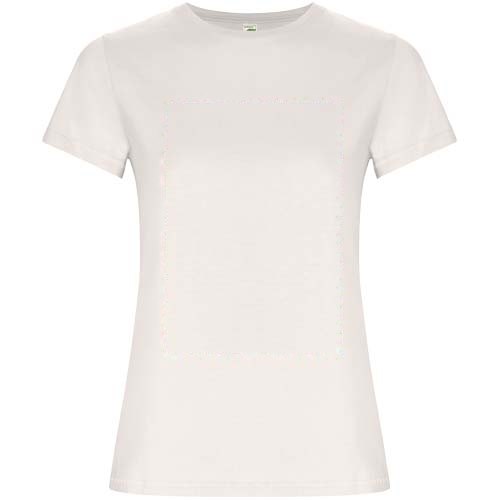 Golden 160 g/m² damesshirt met korte mouwen — drukvlak impact volledige voorzijde