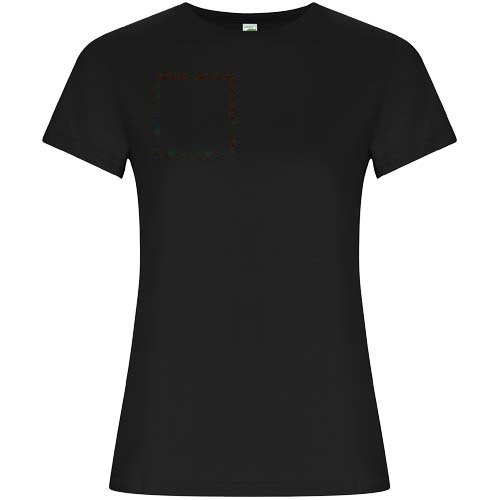 Golden 160 g/m² damesshirt met korte mouwen — drukvlak rechter borst