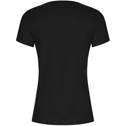 Golden 160 g/m² damesshirt met korte mouwen — drukvlak impact hoog op de achterzijde
