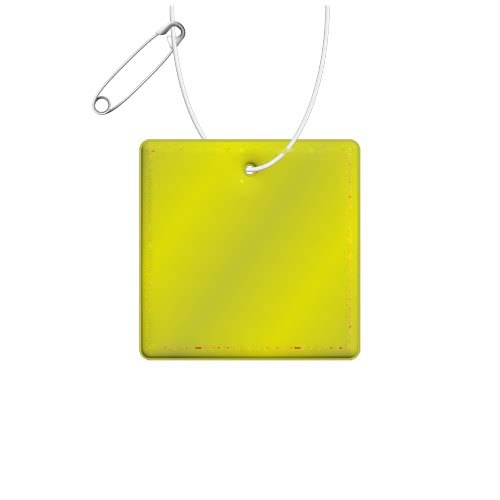 RFX™ Reflecterende hanger vierkant — drukvlak achterkant (op reflecterende laag)